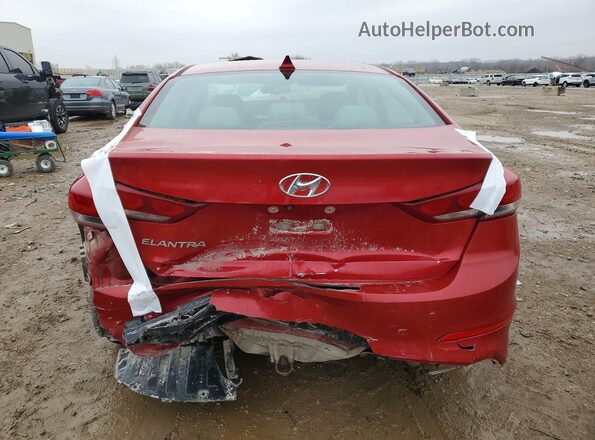 5NPD84LF2HH117014 2017 HYUNDAI ELANTRA Red Vista trasera