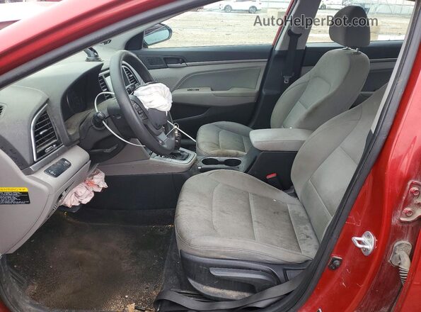 5NPD84LF2HH117014 2017 HYUNDAI ELANTRA Red Vista interior delantera