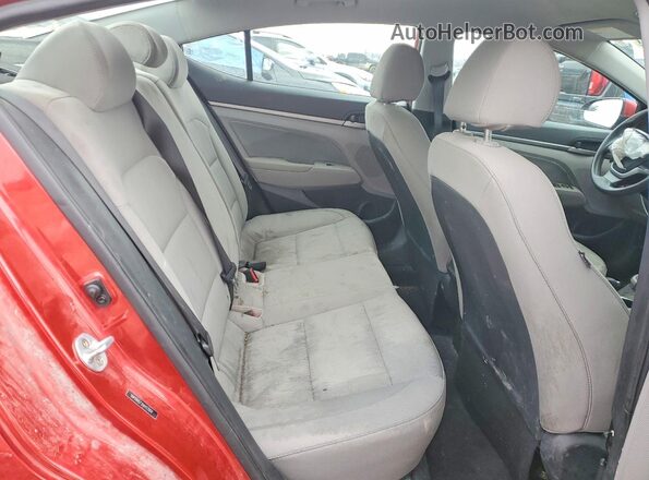 5NPD84LF2HH117014 2017 HYUNDAI ELANTRA Red Vista de los asientos traseros