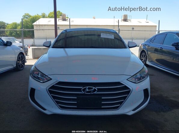 5NPD84LF2HH128627 2017 HYUNDAI ELANTRA White Սարքավորումների վահանակի տեսք