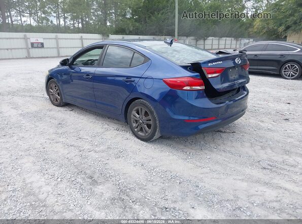 5NPD84LF2HH145508 2017 HYUNDAI ELANTRA Blue Հետևի ձախ