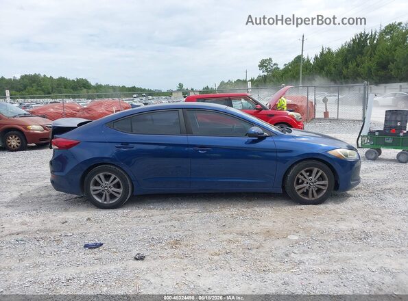 5NPD84LF2HH145508 2017 HYUNDAI ELANTRA Blue Սալոնի հետևի տեսք
