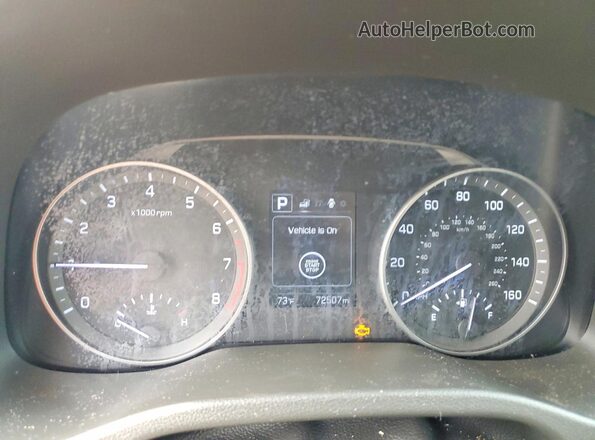5NPD84LF2HH187385 2017 HYUNDAI ELANTRA Красный Вид щитка приборов