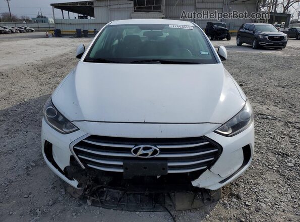 5NPD84LF2JH232427 2018 HYUNDAI ELANTRA White 