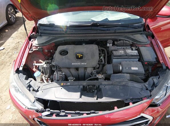 5NPD84LF2JH246618 2018 HYUNDAI ELANTRA Red უკანა ხედი