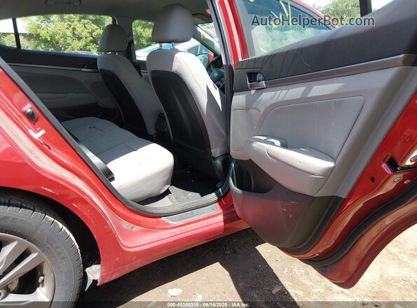 5NPD84LF2JH246618 2018 HYUNDAI ELANTRA Red VIN კოდის სტიკერის ხედი