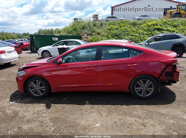 5NPD84LF2JH246618 2018 HYUNDAI ELANTRA Red სალონის 360-გრადუსიანი ხედი