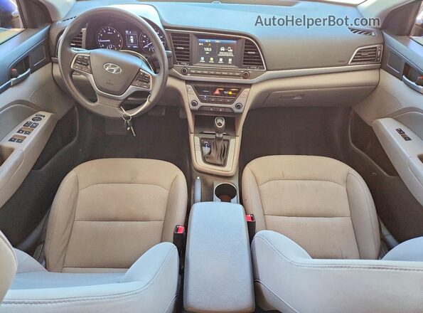 5NPD84LF2JH254721 2018 HYUNDAI ELANTRA Синий 