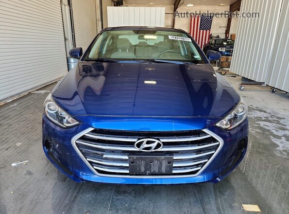 5NPD84LF2JH254721 2018 HYUNDAI ELANTRA Синий 