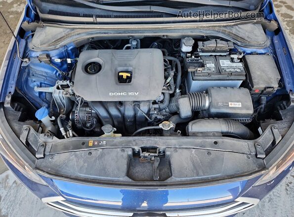 5NPD84LF2JH254721 2018 HYUNDAI ELANTRA Синий 