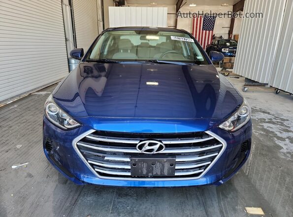5NPD84LF2JH254721 2018 HYUNDAI ELANTRA Синий 