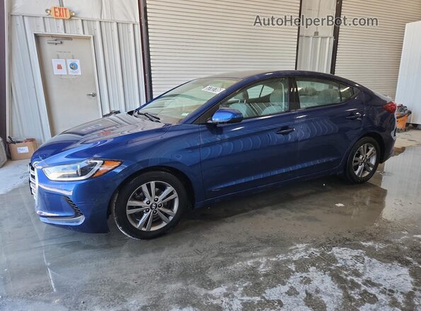 5NPD84LF2JH254721 2018 HYUNDAI ELANTRA Синий 