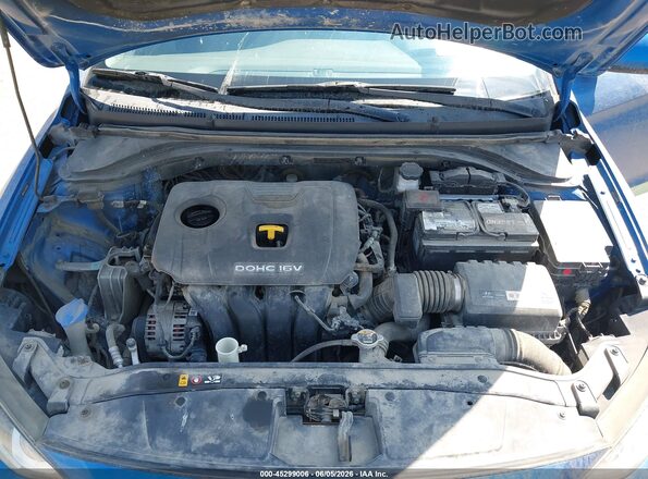 5NPD84LF2JH266206 2018 HYUNDAI ELANTRA Blue უკანა ხედი