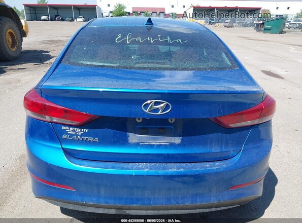 5NPD84LF2JH266206 2018 HYUNDAI ELANTRA Blue 