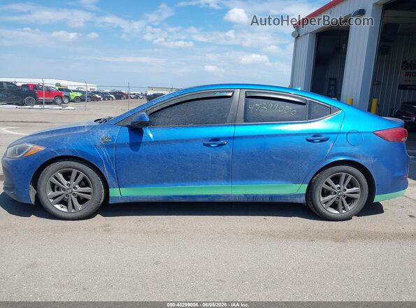 5NPD84LF2JH266206 2018 HYUNDAI ELANTRA Blue სალონის 360-გრადუსიანი ხედი
