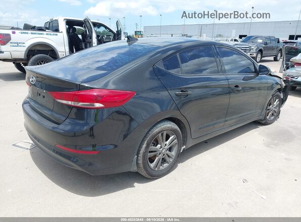 5NPD84LF2JH271986 2018 HYUNDAI ELANTRA Black Trasero derecho