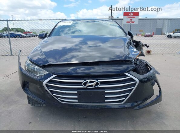 5NPD84LF2JH271986 2018 HYUNDAI ELANTRA Black Vista del cuadro de instrumentos