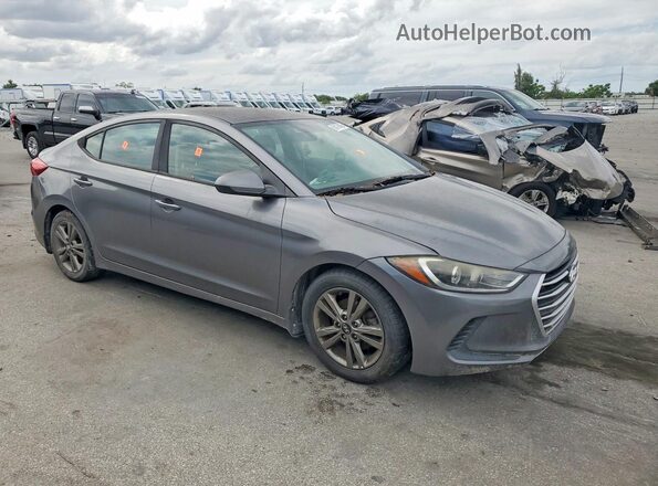 5NPD84LF2JH312505 2018 HYUNDAI ELANTRA Gray 