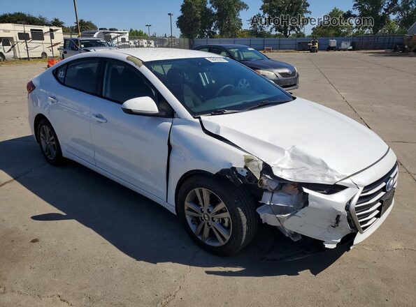 5NPD84LF2JH320300 2018 HYUNDAI ELANTRA White 