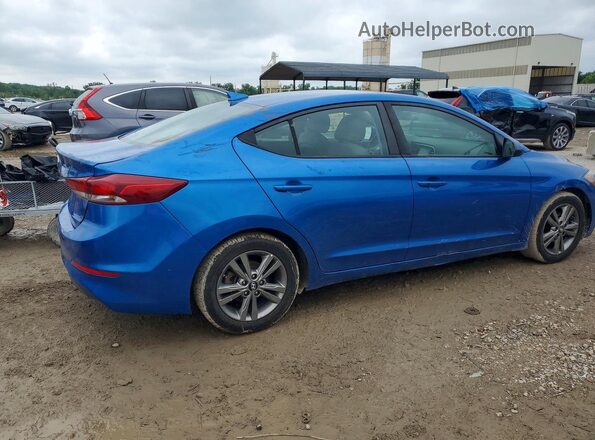 5NPD84LF2JH320474 2018 HYUNDAI ELANTRA Blue Հետևի աջ