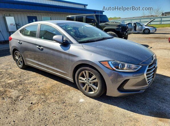 5NPD84LF2JH326808 2018 HYUNDAI ELANTRA Gray 