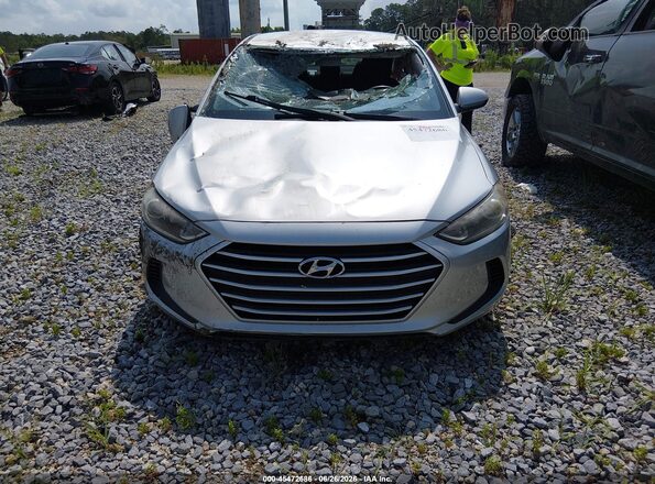 5NPD84LF2JH339722 2018 HYUNDAI ELANTRA Gray Front view