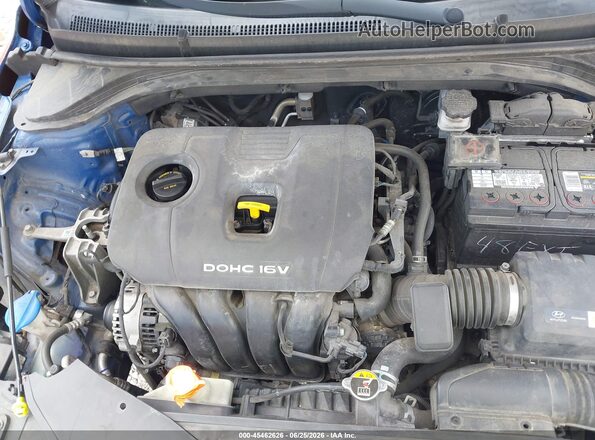 5NPD84LF2JH371019 2018 HYUNDAI ELANTRA Blue Rear view