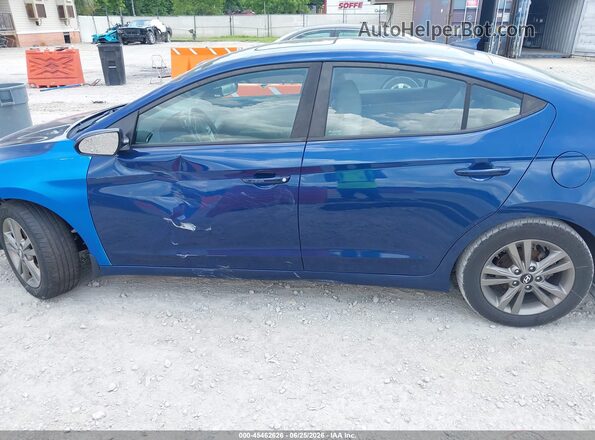 5NPD84LF2JH371019 2018 HYUNDAI ELANTRA Blue 360 interior view