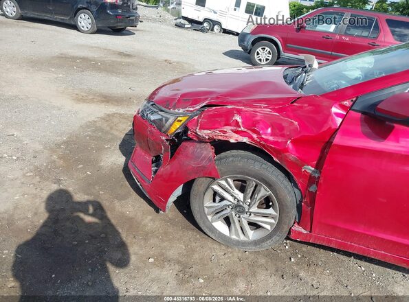 5NPD84LF2KH415201 2019 HYUNDAI ELANTRA Red წინა ხედი