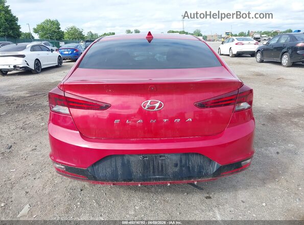 5NPD84LF2KH415201 2019 HYUNDAI ELANTRA Red 