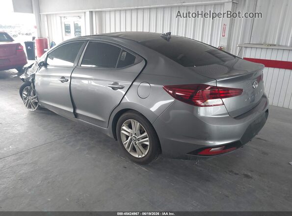 5NPD84LF2KH416607 2019 HYUNDAI ELANTRA Gray Rear left