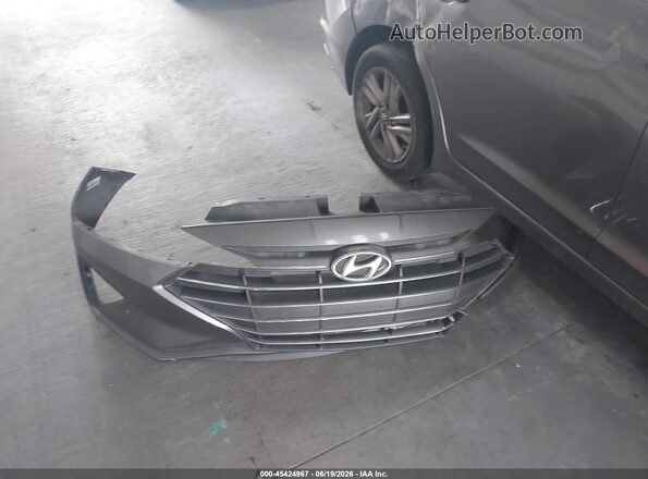 5NPD84LF2KH416607 2019 HYUNDAI ELANTRA Gray Dashboard view