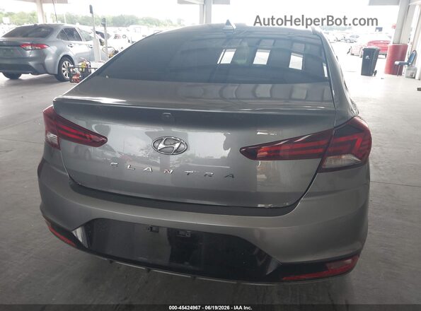 5NPD84LF2KH416607 2019 HYUNDAI ELANTRA Gray 