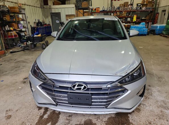 5NPD84LF2KH418535 2019 HYUNDAI ELANTRA Silver 