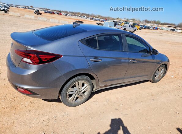 5NPD84LF2KH420740 2019 HYUNDAI ELANTRA Gray Задня права чверть