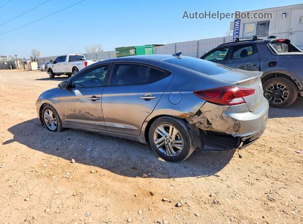 5NPD84LF2KH420740 2019 HYUNDAI ELANTRA Gray Задня ліва чверть