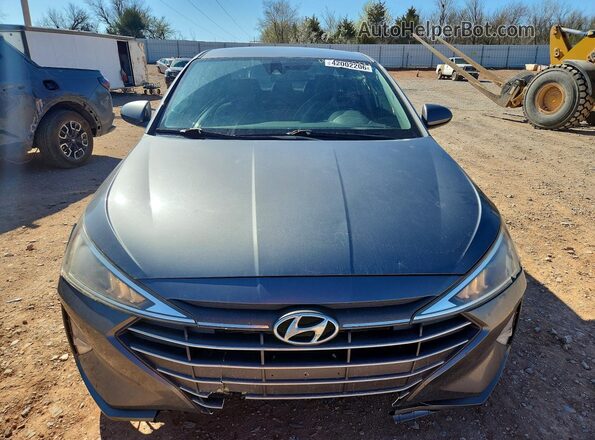 5NPD84LF2KH420740 2019 HYUNDAI ELANTRA Gray Вид спереду