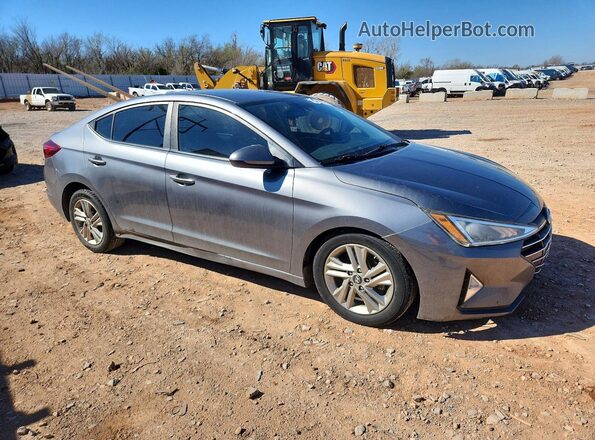 5NPD84LF2KH420740 2019 HYUNDAI ELANTRA Gray Передня права чверть