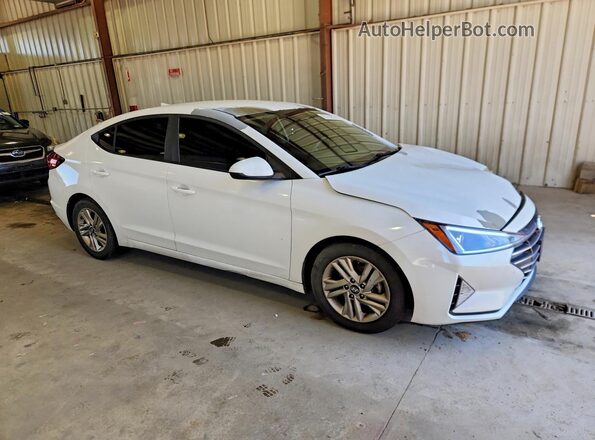 5NPD84LF2KH446643 2019 HYUNDAI ELANTRA White Առջևի աջ