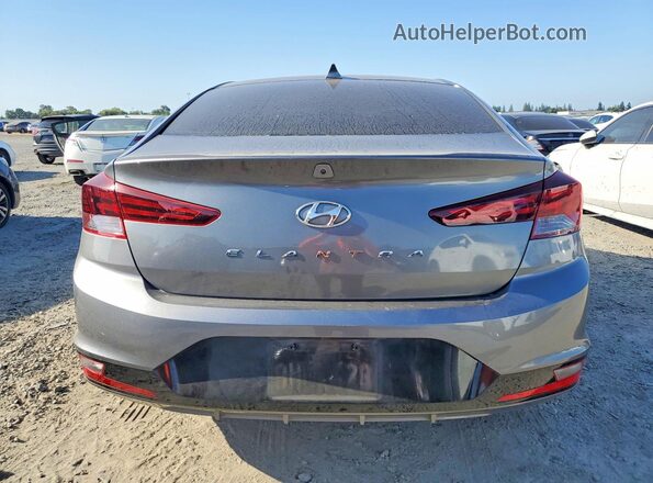 5NPD84LF2LH502372 2020 HYUNDAI ELANTRA Gray Rear view
