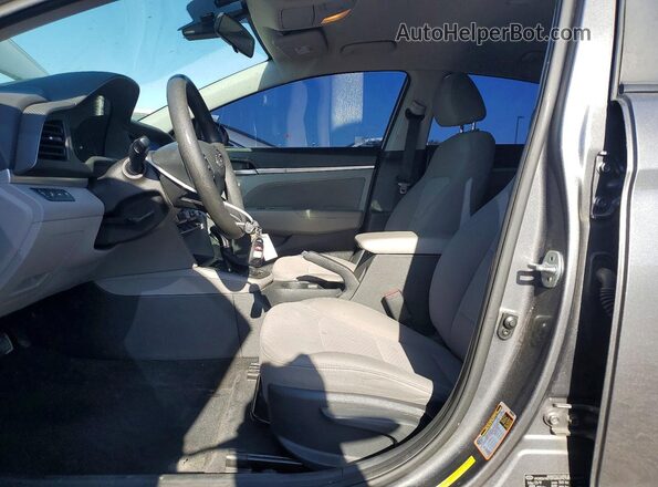 5NPD84LF2LH502372 2020 HYUNDAI ELANTRA Gray Front interior view
