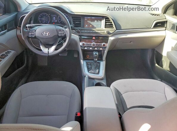 5NPD84LF2LH502372 2020 HYUNDAI ELANTRA Gray Dashboard view