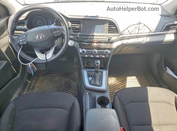 5NPD84LF2LH521312 2020 HYUNDAI ELANTRA Silver Widok deski rozdzielczej