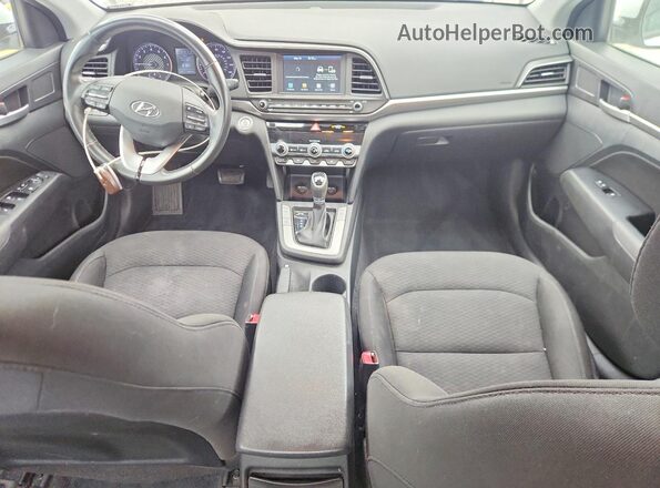 5NPD84LF2LH524257 2020 HYUNDAI ELANTRA White Вид панелі приладів