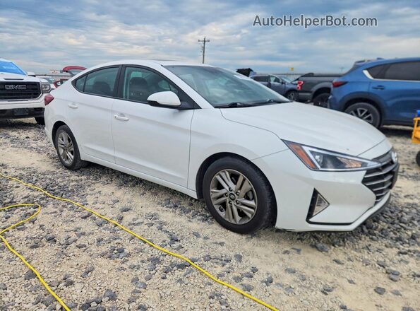 5NPD84LF2LH524257 2020 HYUNDAI ELANTRA White Передня права чверть