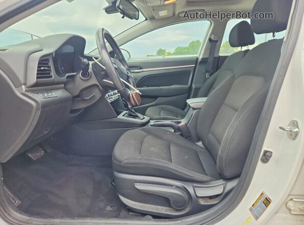 5NPD84LF2LH524257 2020 HYUNDAI ELANTRA White Вид салону спереду