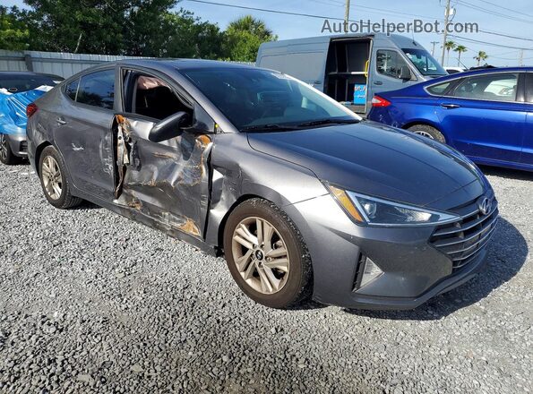 5NPD84LF2LH524629 2020 HYUNDAI ELANTRA Gray Delantero derecho