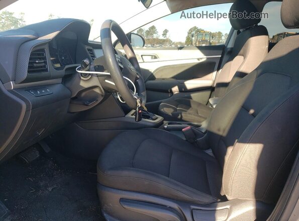 5NPD84LF2LH534495 2020 HYUNDAI ELANTRA Gray Вид салону спереду