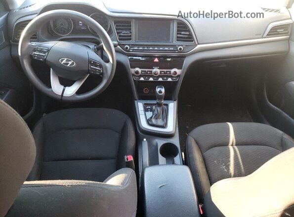 5NPD84LF2LH534495 2020 HYUNDAI ELANTRA Gray Вид панелі приладів