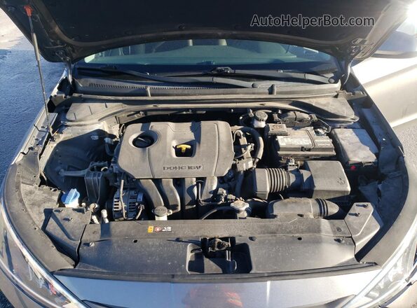 5NPD84LF2LH534495 2020 HYUNDAI ELANTRA Gray Вид задньої частини салону